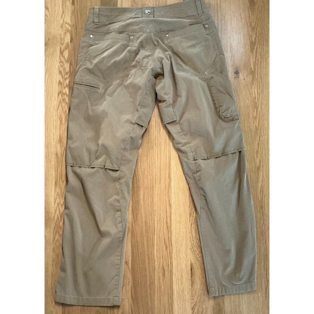 KUHL Revolvr‎ Pants W32 Light Brown Khaki Cotton Nylon Vented Men's - Picture 2 of 11